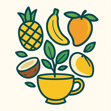 Fruisane Amour des Caraïbes – Ananas, banane, mangue, coco | MAORI